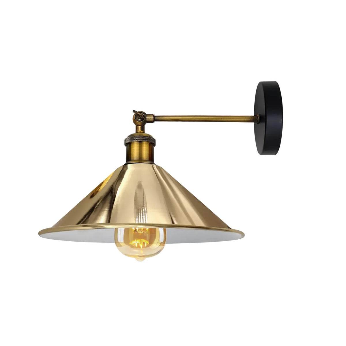 retro industriedesign wandleuchte innenbereich