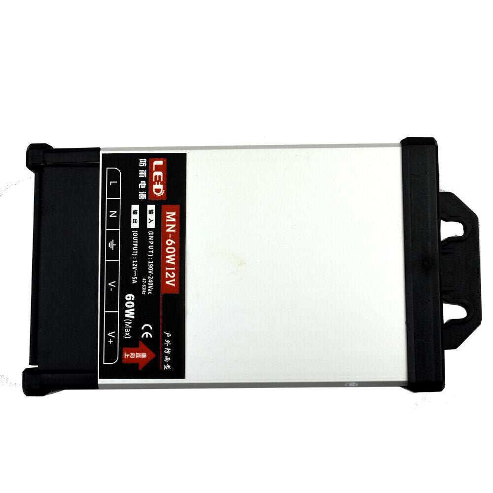 led trafo 12v  60 W Netzeil regenfest