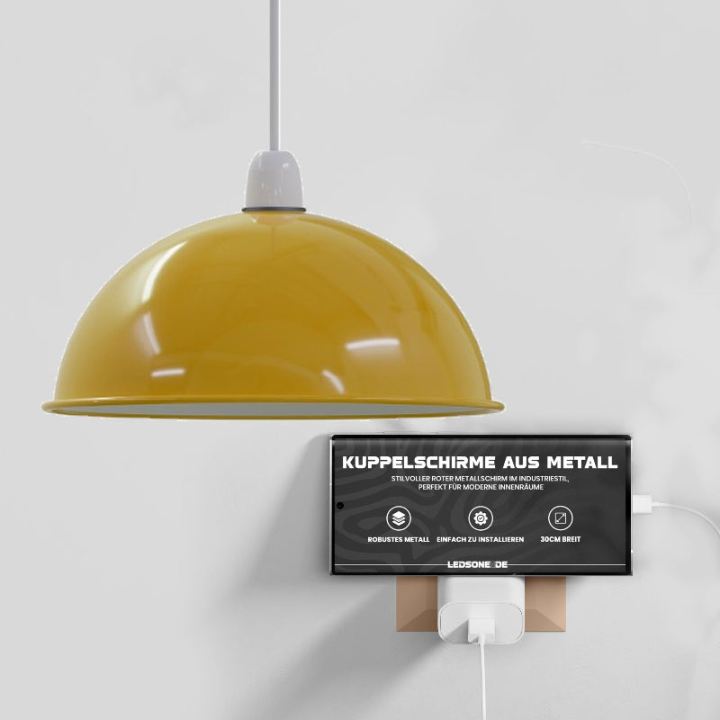 yellow Metall Lampenschirme