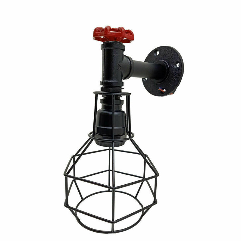 Industrielle Retro Moderne Vintage Stil Rohrkäfig Wandleuchte Wandleuchte Leuchte ladsone.com