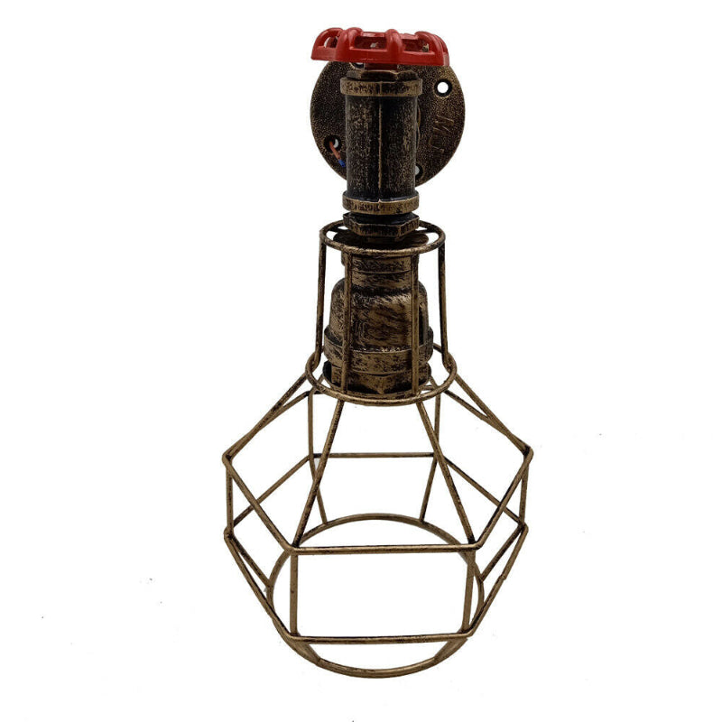 Industrielle Retro Moderne Vintage Stil Rohrkäfig Wandleuchte Wandleuchte Leuchte ladsone.com