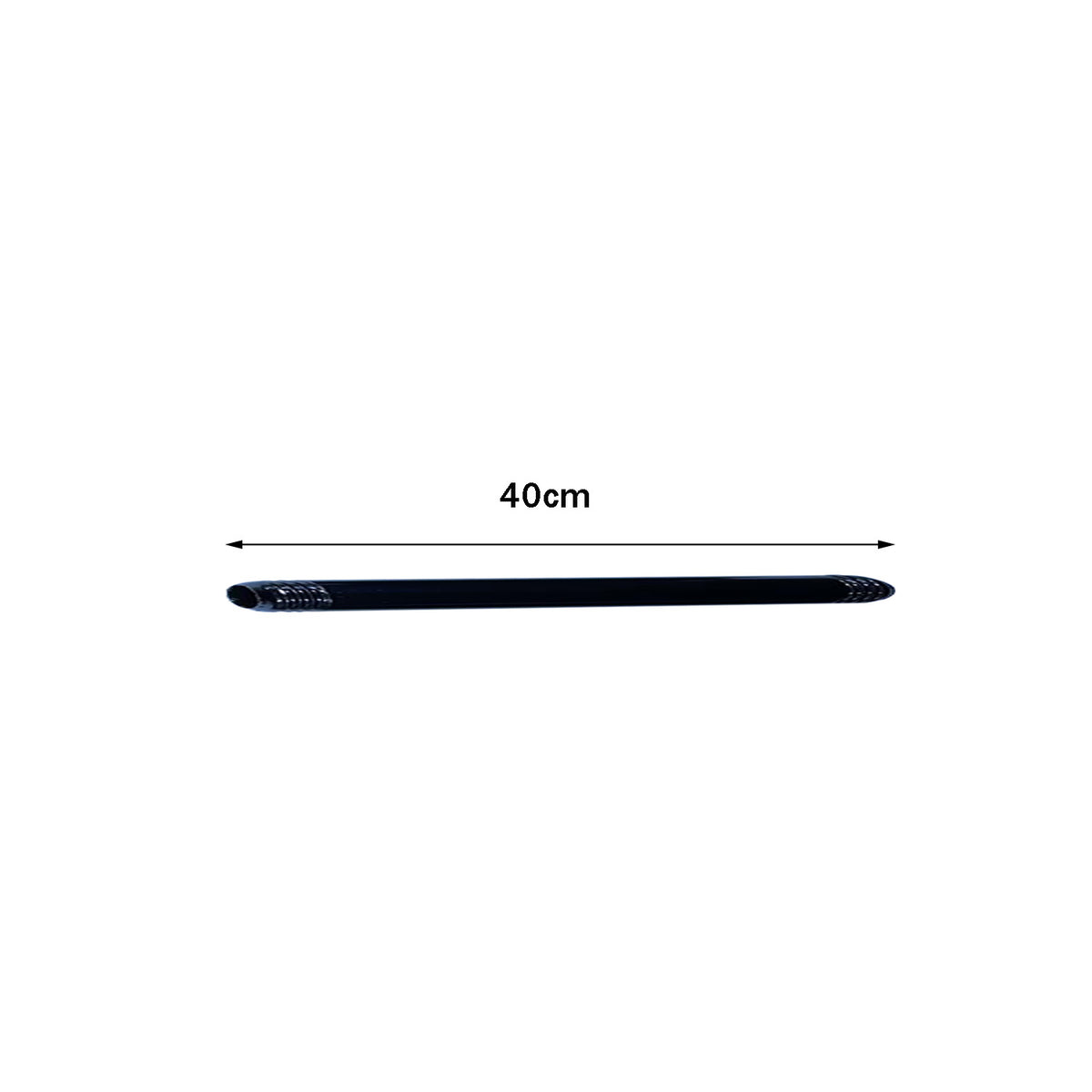 Rohrbeleuchtungszubehör Schwarzes Eisengewinderohr-40cm
