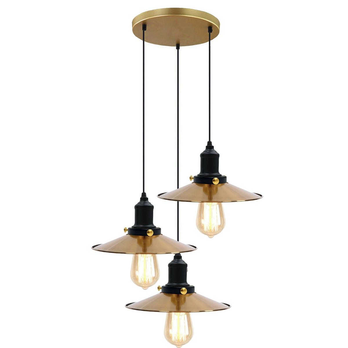 Retro Deckenlampe Industrie Tisch Pendelleuchte Hängelampe Esstisch Wohnzimmer