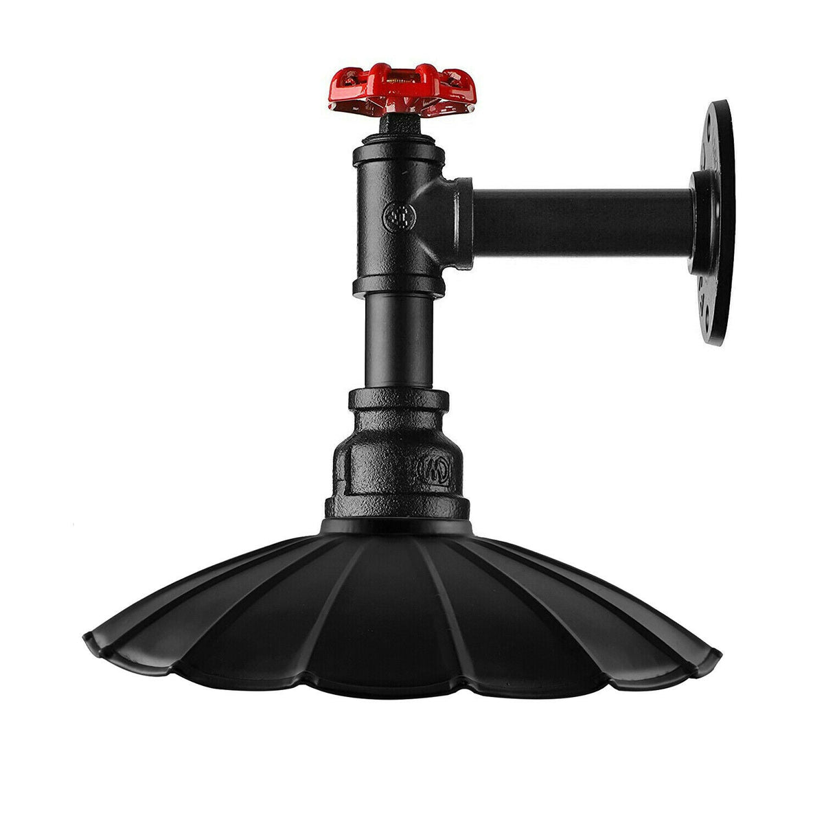 Schwarz Innenraum-Rohrlampen
