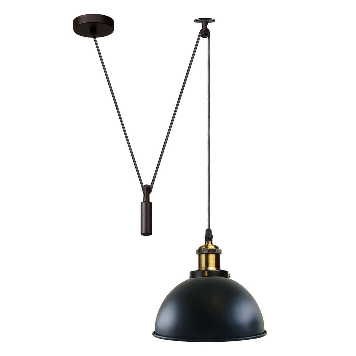 Retro Industrial Vintage Loft verstellbare Deckenleuchte aus Metall