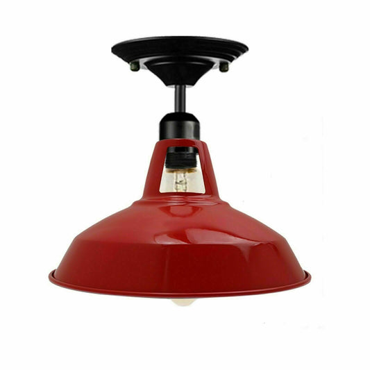 Rote Farbe Ohne Glühbirne Retro  Vintage Ceiling Pendant Light  Hanging lamp Industrial design 240V