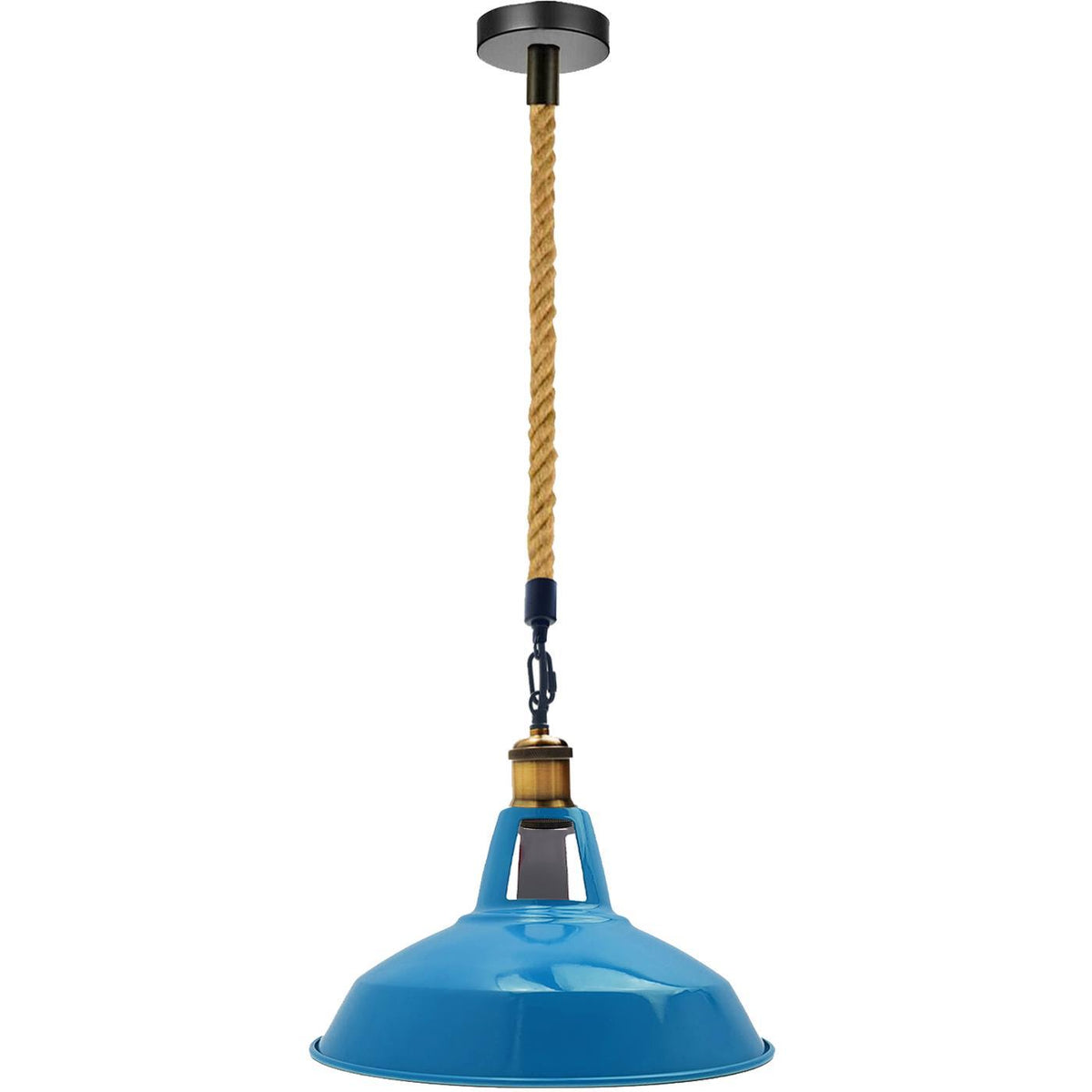 Industrieller moderner Retro-Vintage-Stil Deckenpendelleuchte Kronleuchter Lampenschirm