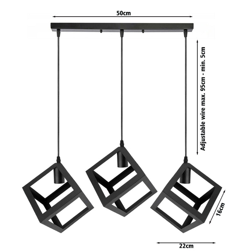 Geometrisches Design Lampe

