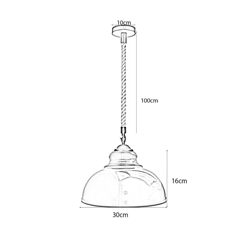 Hanfseil Pendelleuchte Hängelampe Deckenlampe