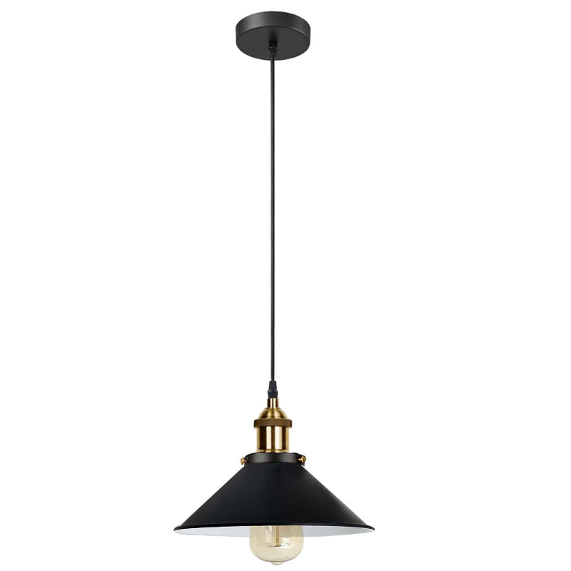 Vintage Industrieller Deckenpendelschirm aus Metall Moderne Hängelampe im Retro-Stil