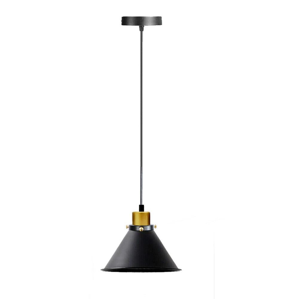 Retro Industrial Black Metal Pendelleuchte