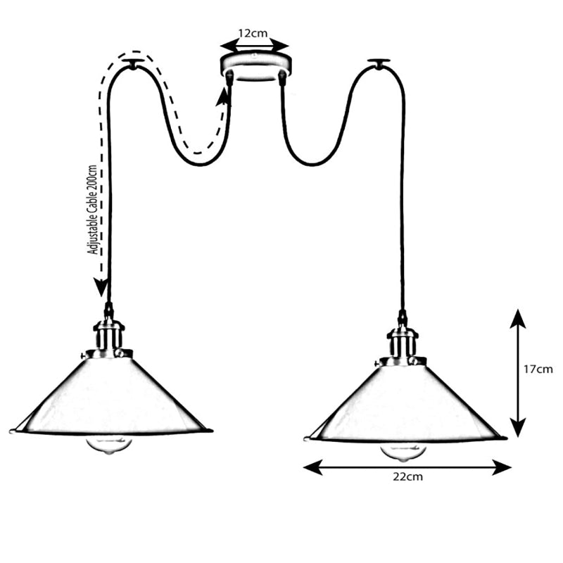 Moderne Spinnenlampe für Wohnzimmer