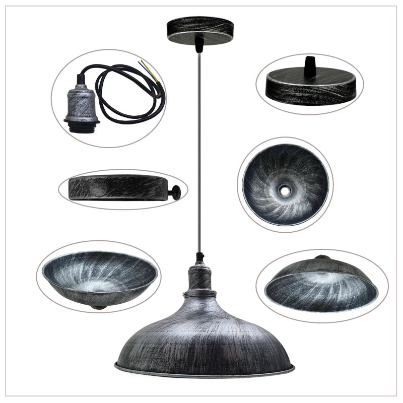 Moderne Pendelleuchte Ø 36cm| E27 Metallampe 
