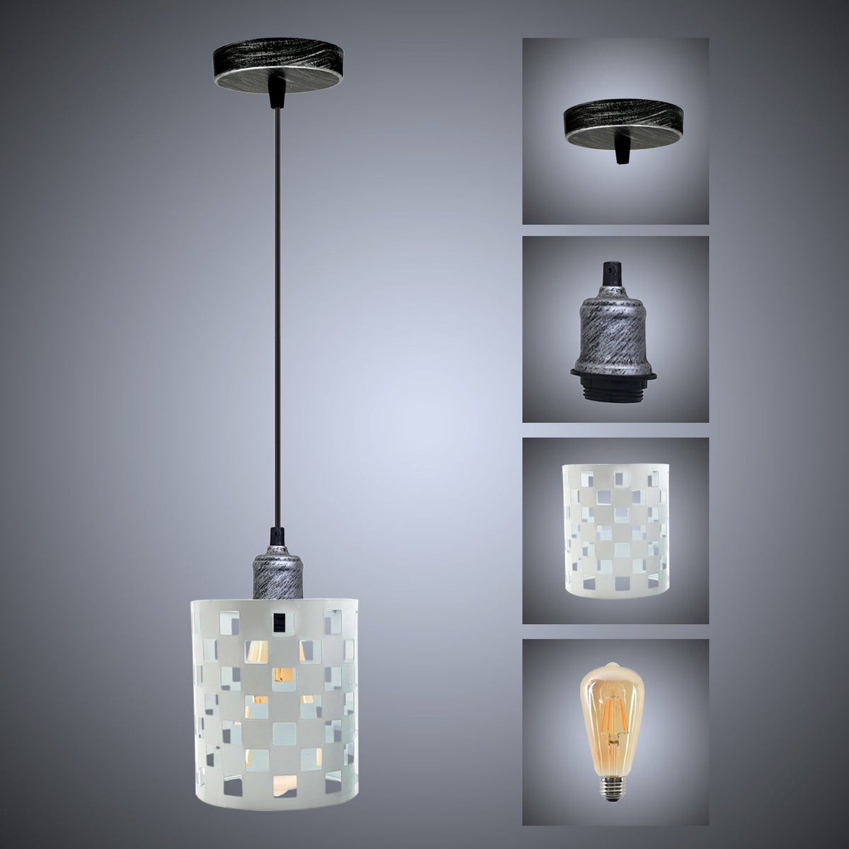 Moderne Vintage hängende hängende Deckenlampenschirm-industrielle Retro-Weinlese-Licht