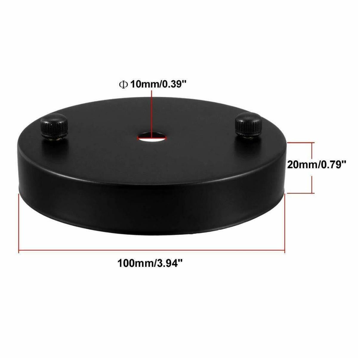 100mm Frontbefestigung Farbe Deckenhaken Ring Single Point Drop Outlet Plate