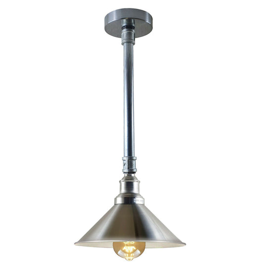 Retro hängend Vintage Industriell Modern Licht Metall Deckenrohr Pendelschirm ladsone.com-1