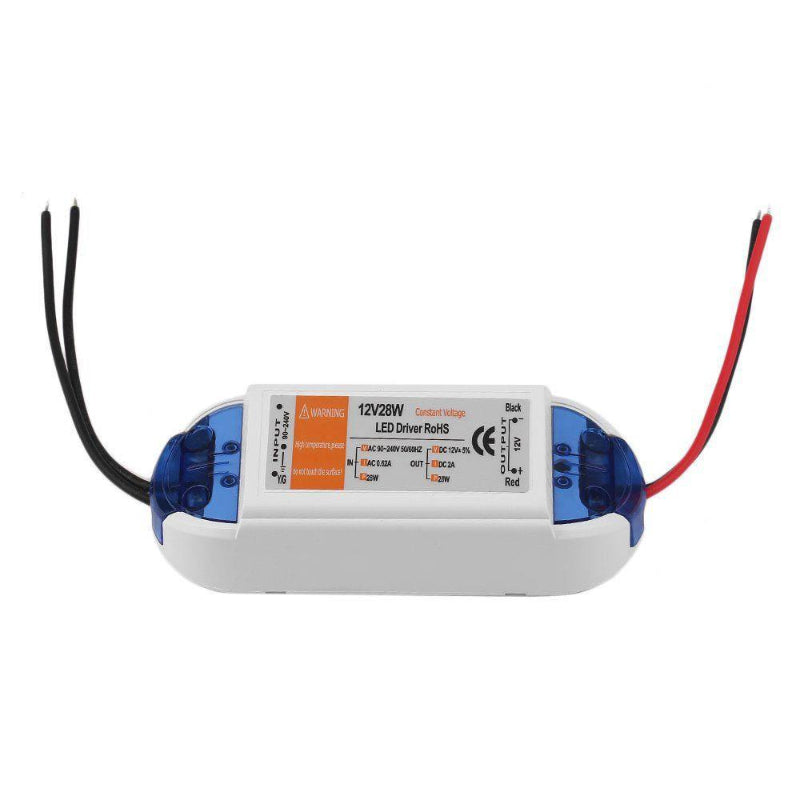 LED Trafo 12V 2,3A 28W IP40 in Blau und Orange