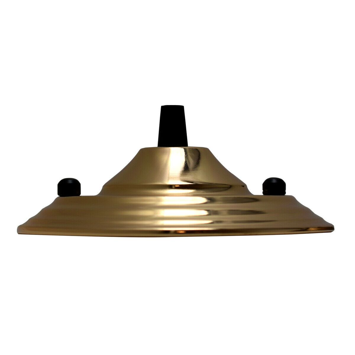 160 mm Single Outlet Drop Metall Frontmontage Deckenrosette