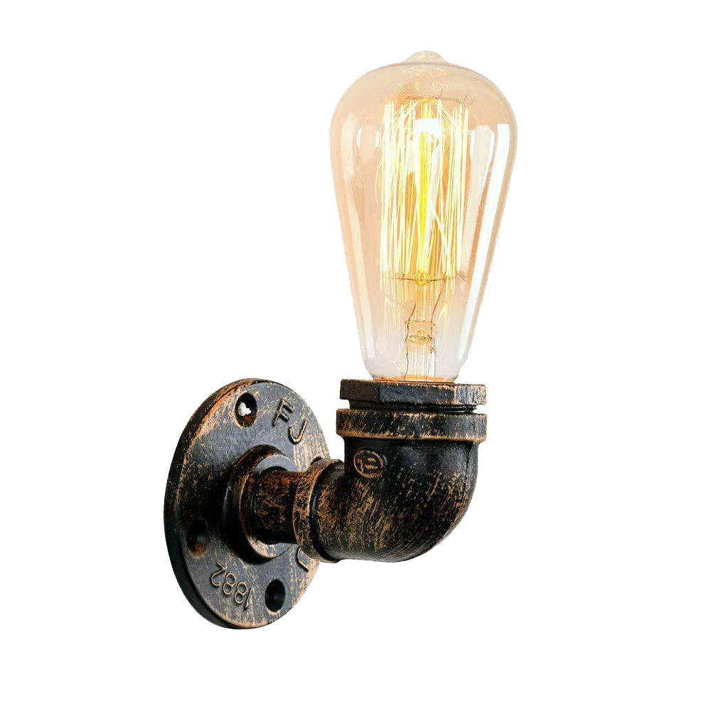 Vintage Industrielle Wasserpfeifenlampe Retro Licht Steampunk Wandleuchte ladsone.com-12