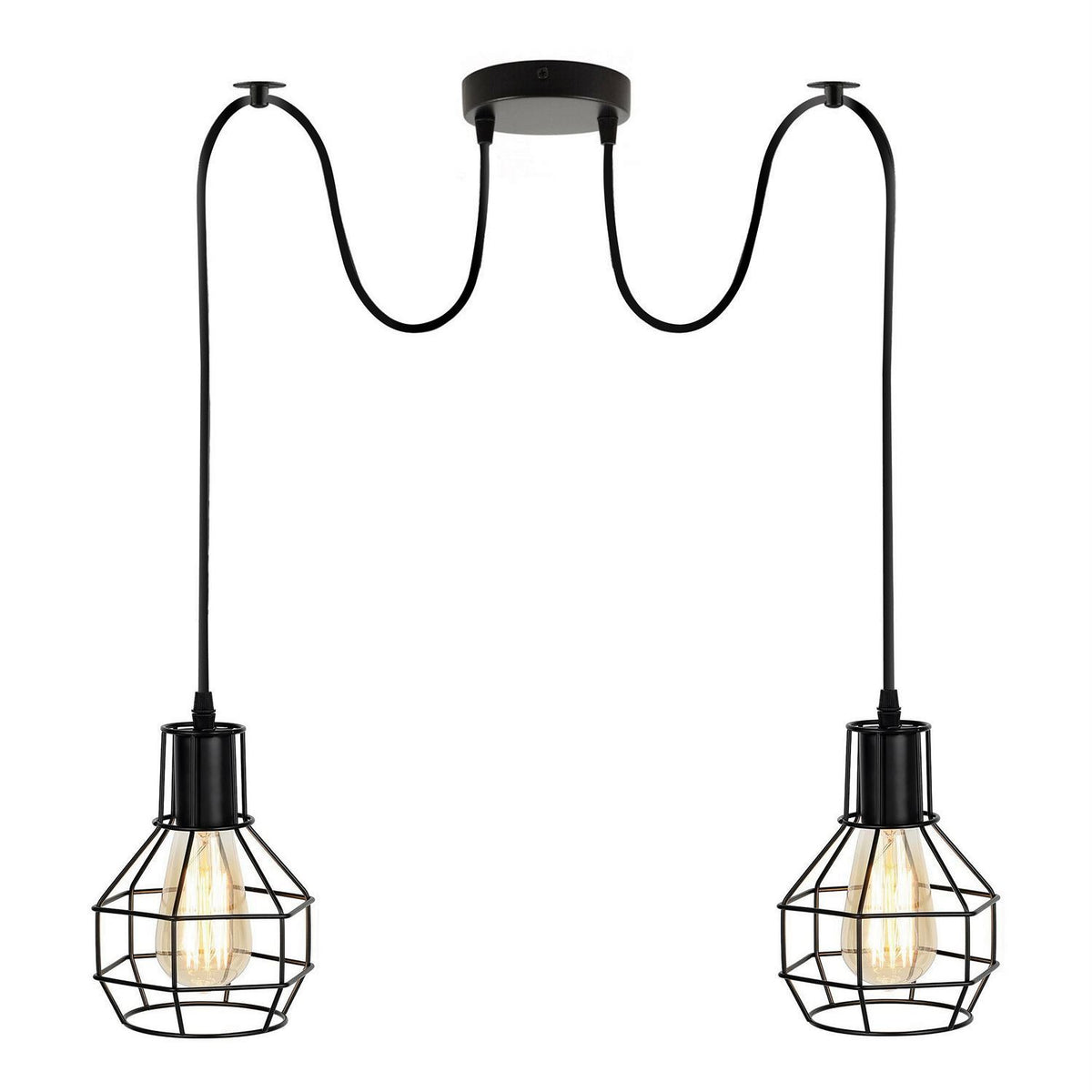  Vintage spinnenlampe Pendelleuchte Käfigschirme