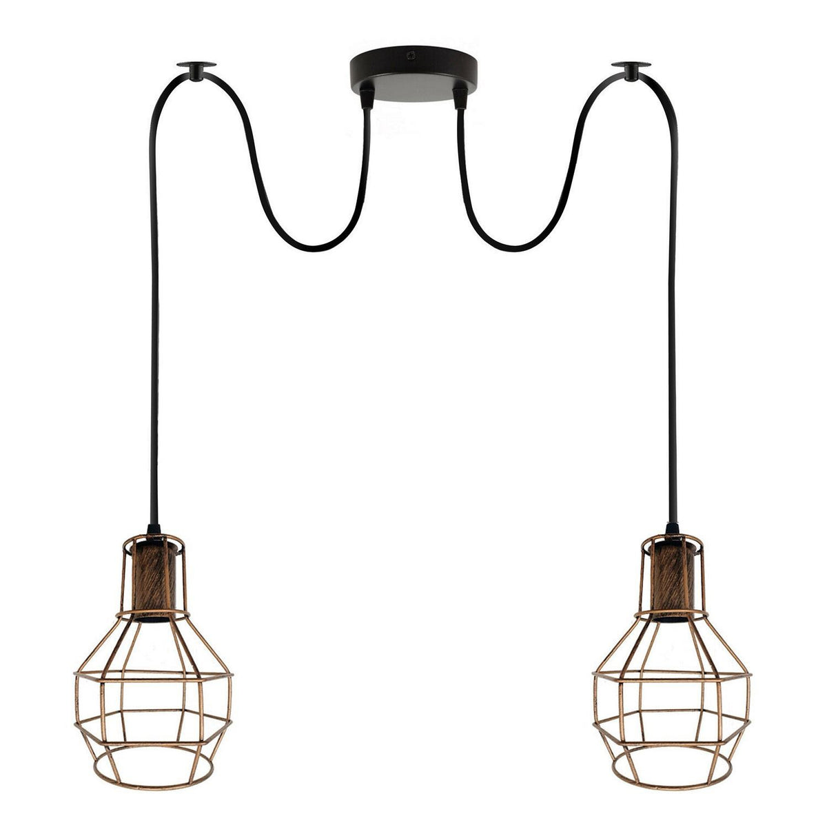 Vintage spinnenlampe Pendelleuchte Käfigschirme