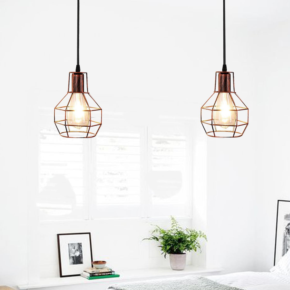 Vintage spinnenlampe Pendelleuchte Käfigschirme